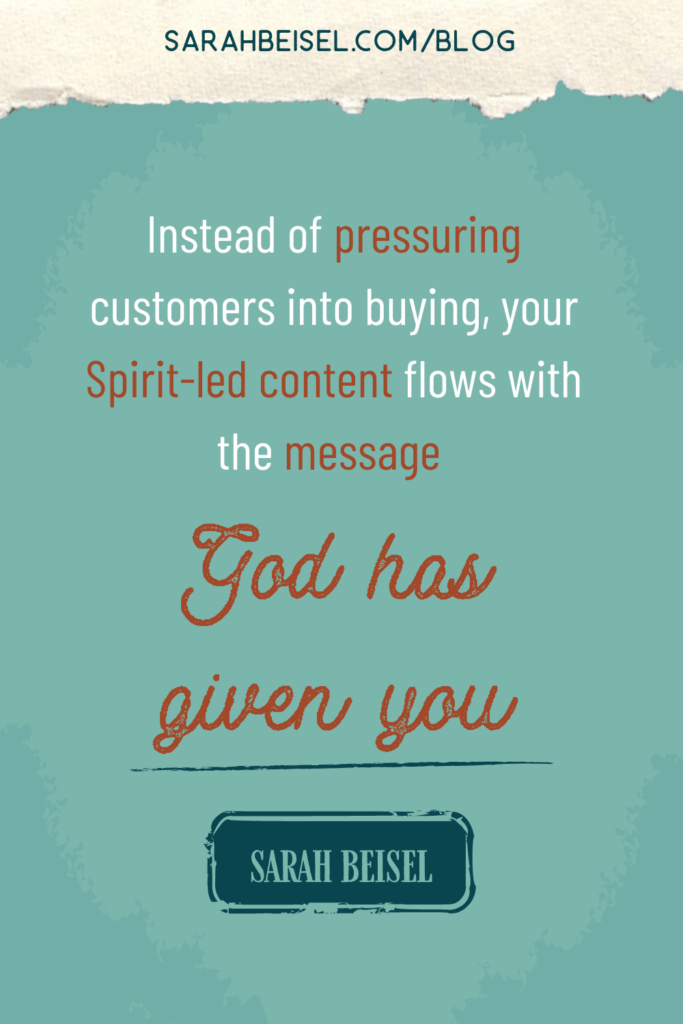 Green background, white and red text, quote www.sarah.beisel