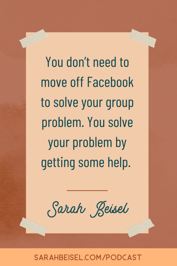 solve your facebook problem by getting some help www.sarahbeisel.com